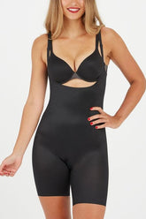 Thinstincts 2.0 Open Bust Mid Thigh Bodysuit- SPANX - Genevieve's Wardrobe